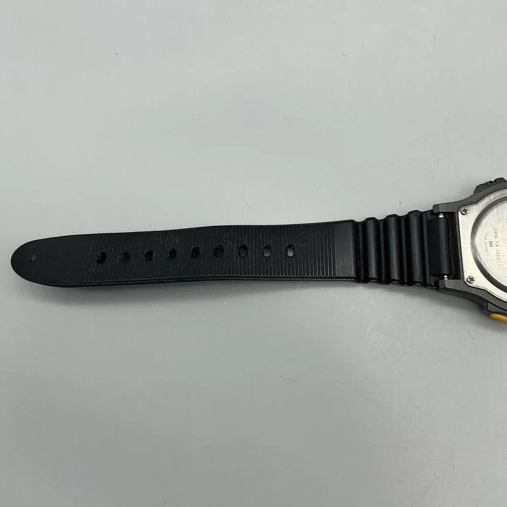 Vintage Timex Ironman Indiglo Mens Watch 39mm Black 8 Lap Alarm 100M Triathlon